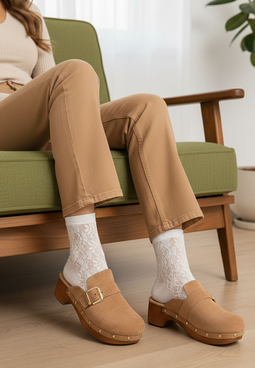 E-shop Khaki šľapky dámske Advika V2