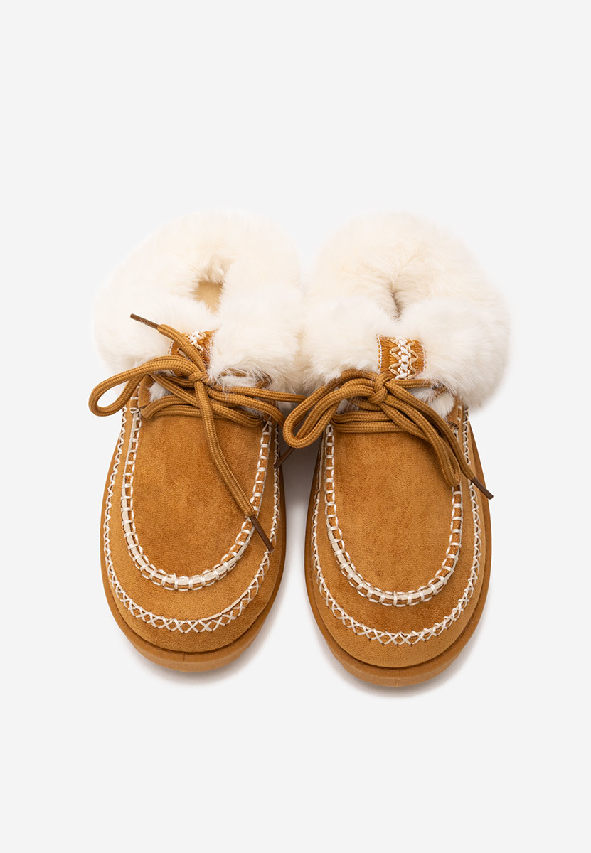 Camelové šľapky dámske Leainia