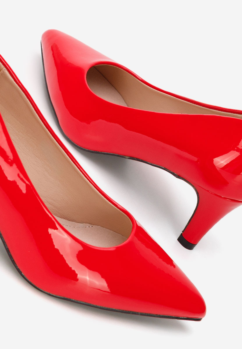 Červené lodičky na nízkom opätku Corvina V3