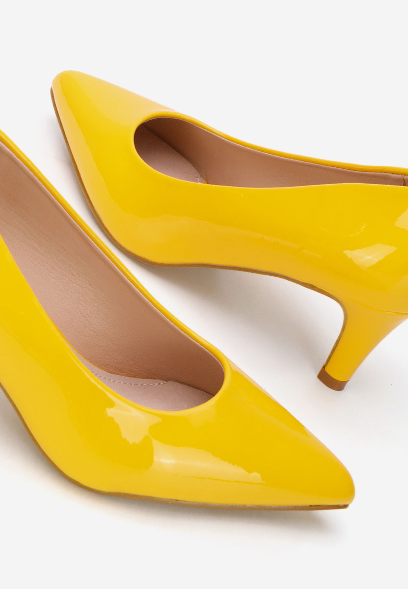 Žlté lodičky na nízkom opätku Corvina V3