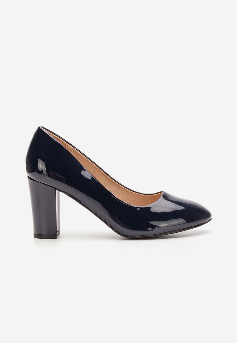 Tmavomdoré lakované lodičky Chique V5