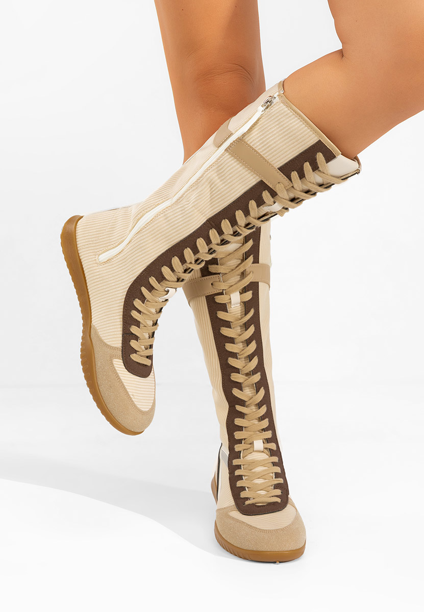 Khaki vysoké tenisky dámske Daine V2 Khaki vysoké tenisky dámske Daine V2