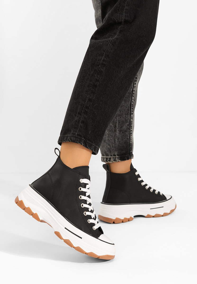 Čierne tenisky na platforme Raviana V5