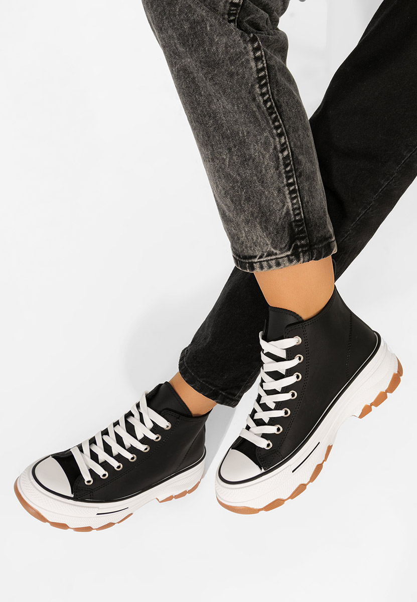 Čierne tenisky na platforme Raviana V5