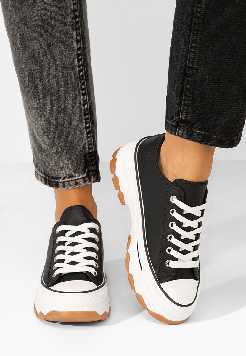 Čierne tenisky na platforme Raviana V4