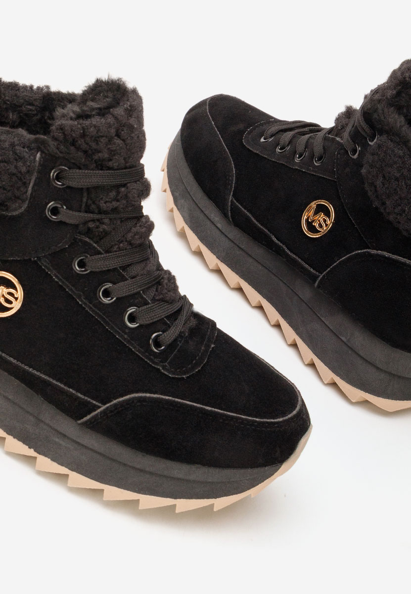 Čierne dámske zimné tenisky Avilma V3