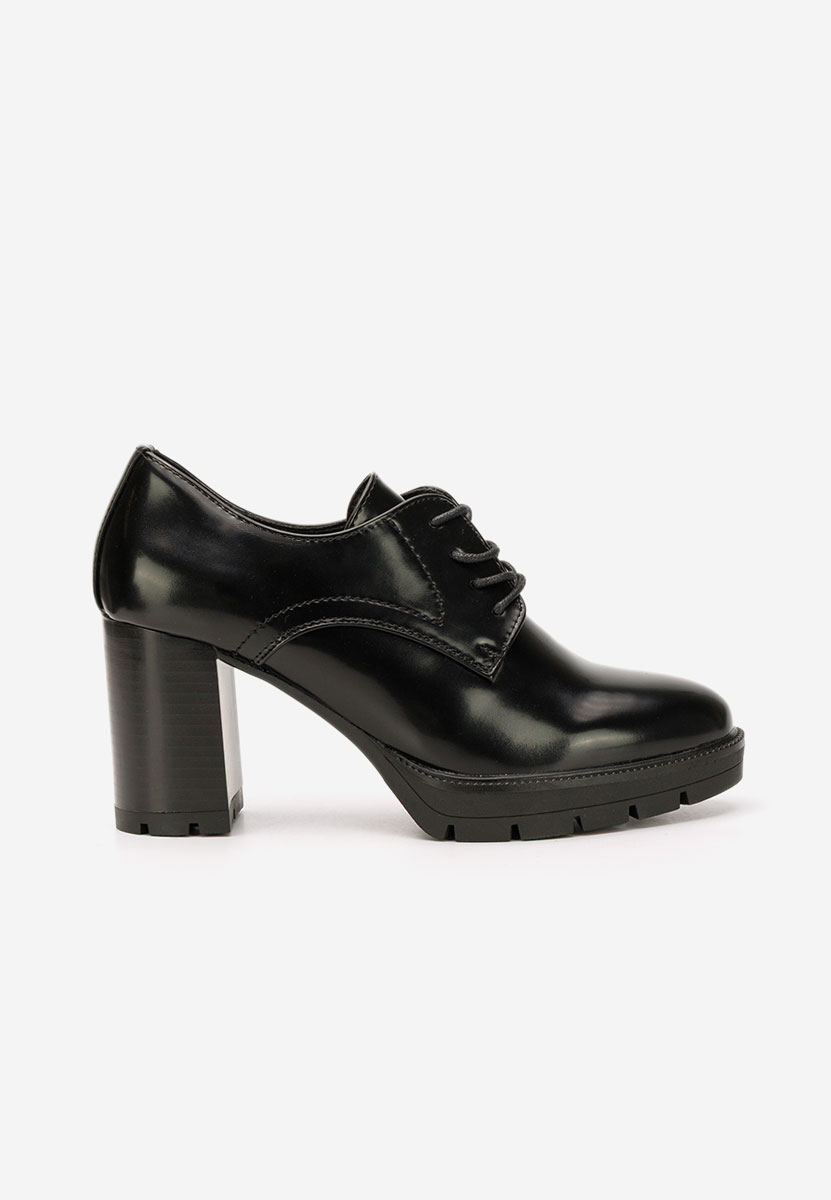 Čierne dámske poltopánky Pluvina