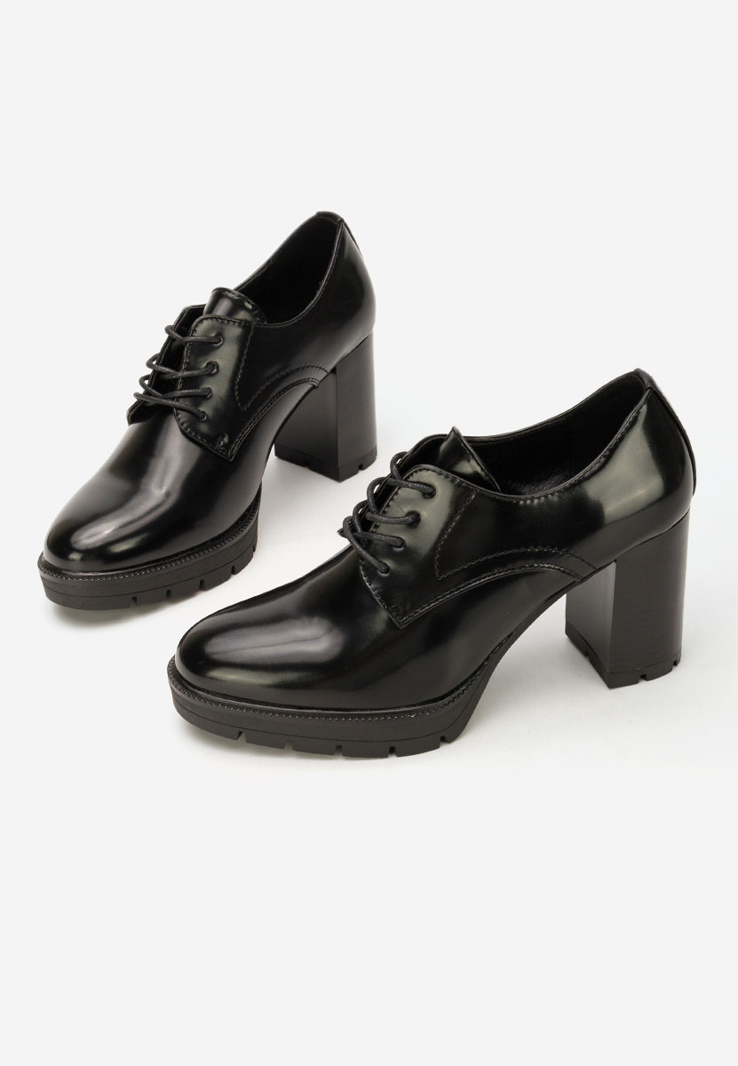 Čierne dámske poltopánky Pluvina