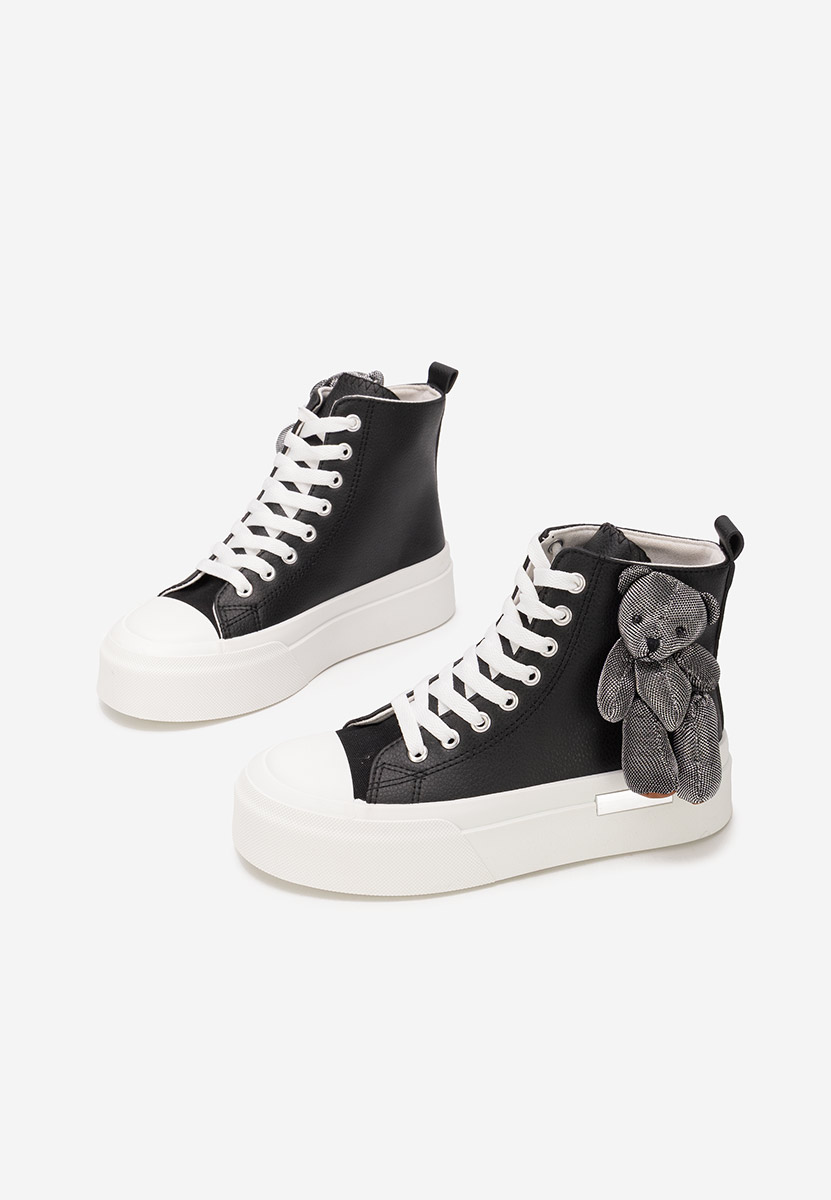 Čierne vysoké tenisky dámske Alisea