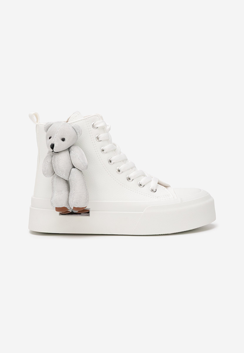 Biele vysoké tenisky dámske Alisea