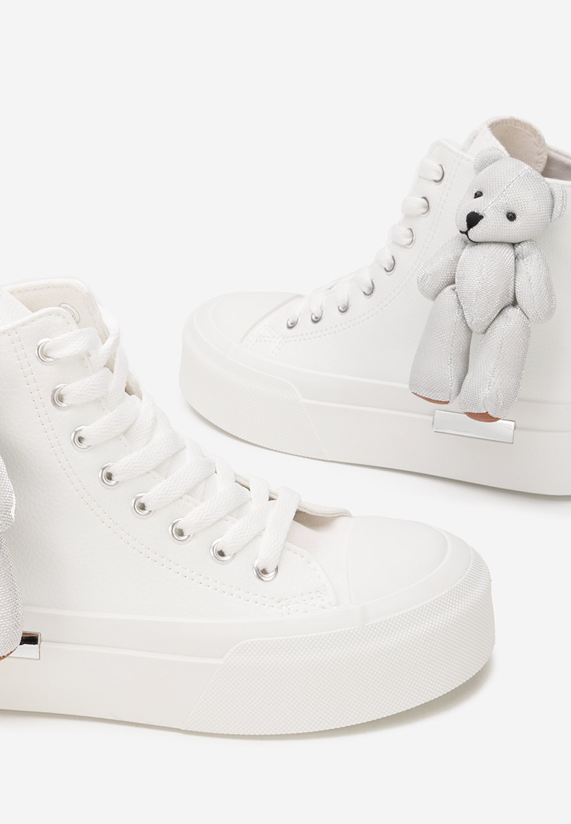 Biele vysoké tenisky dámske Alisea