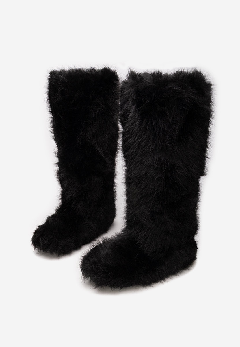 Čierne dámské sněhule Gelira