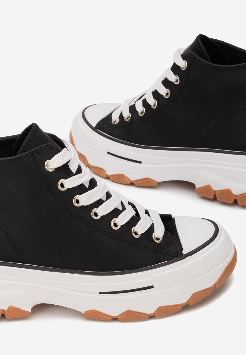 Čierne tenisky na platforme Raviana V5