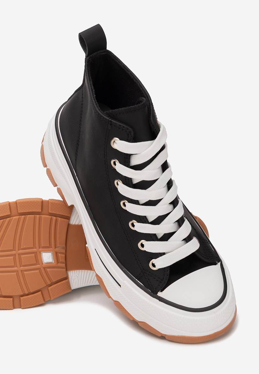 Čierne tenisky na platforme Raviana V5