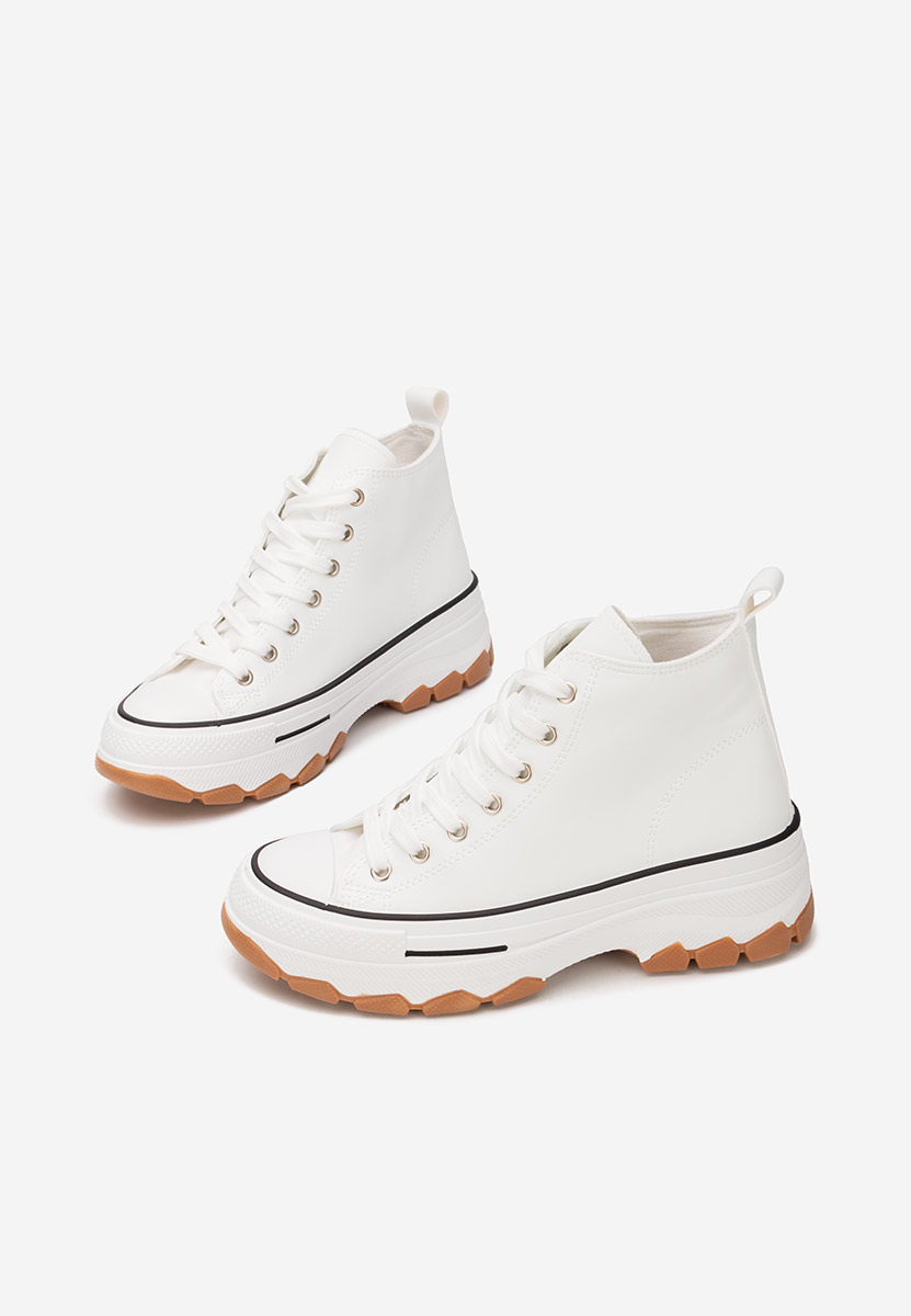 Biele tenisky na platforme Raviana V5