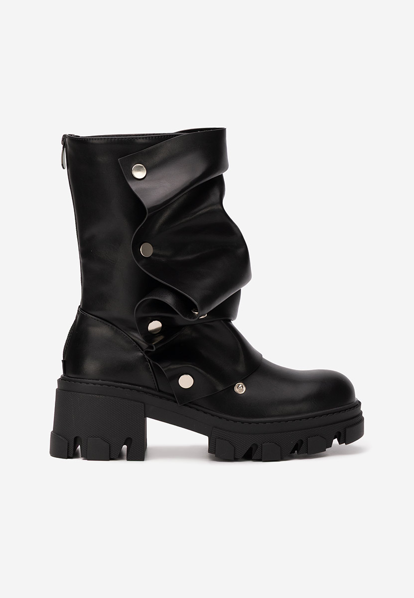 Čierne dámske čižmy Valena