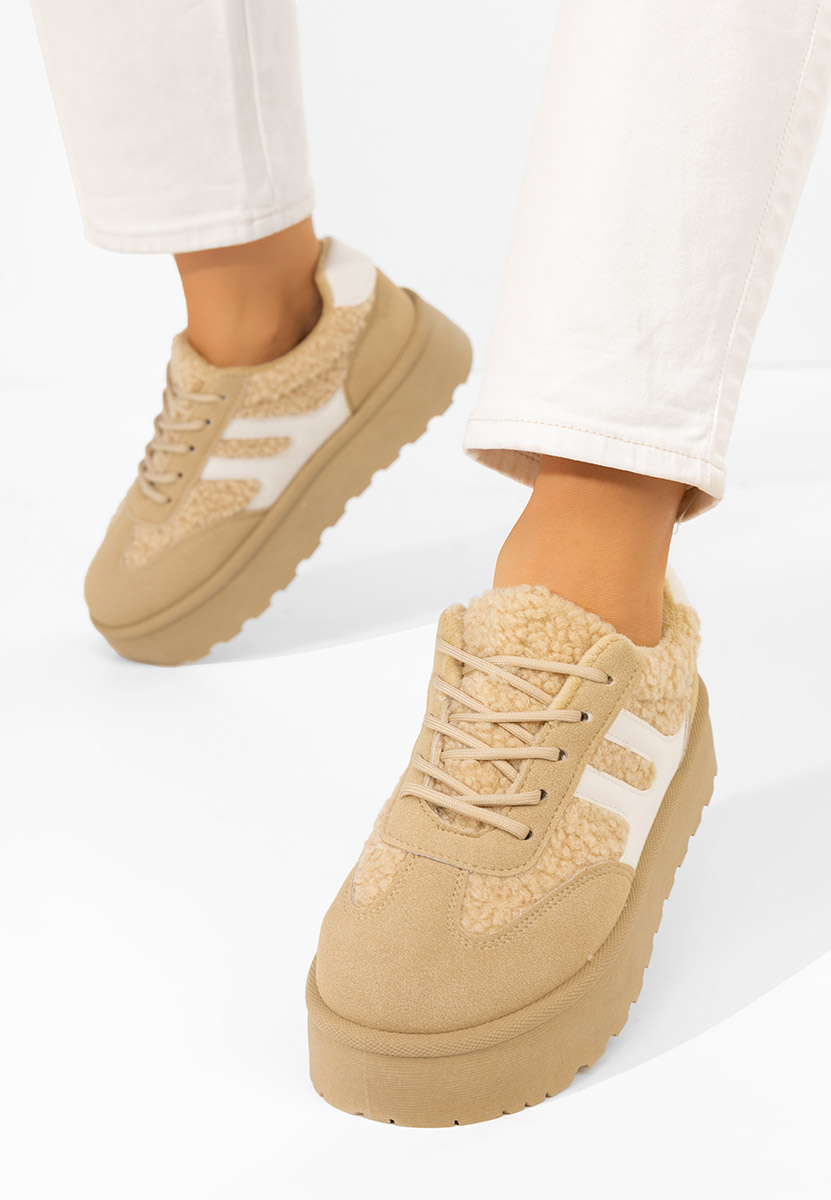 E-shop Khaki tenisky na platforme Luniva