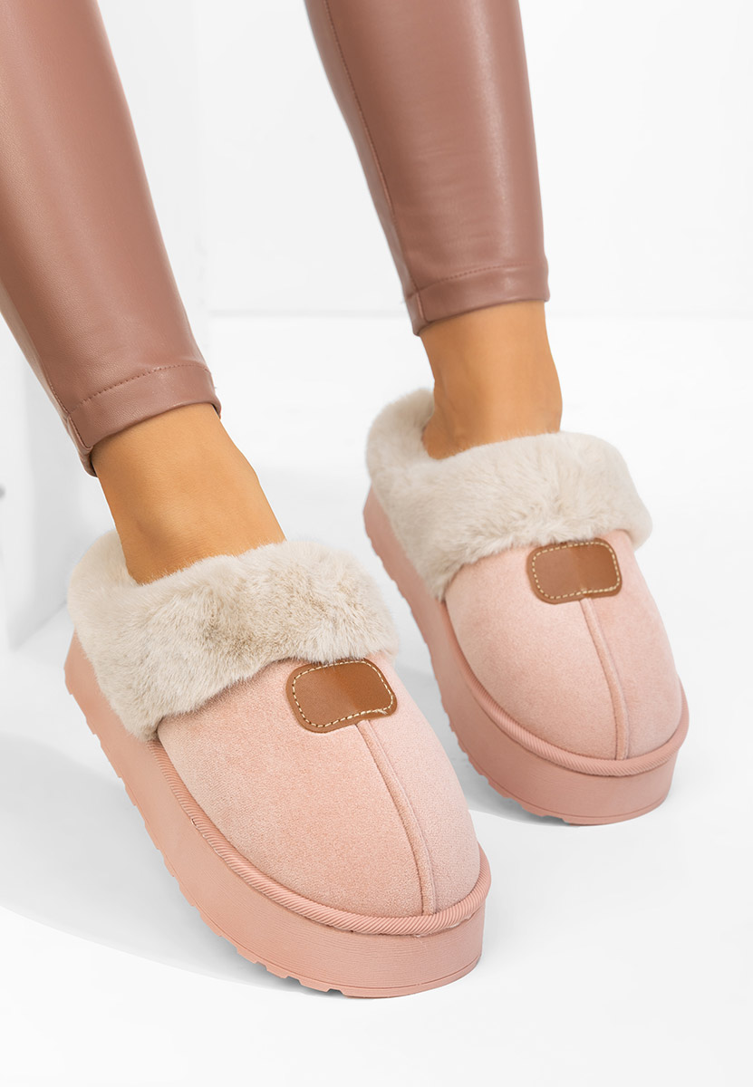 Ružové dámske papuče Flufina