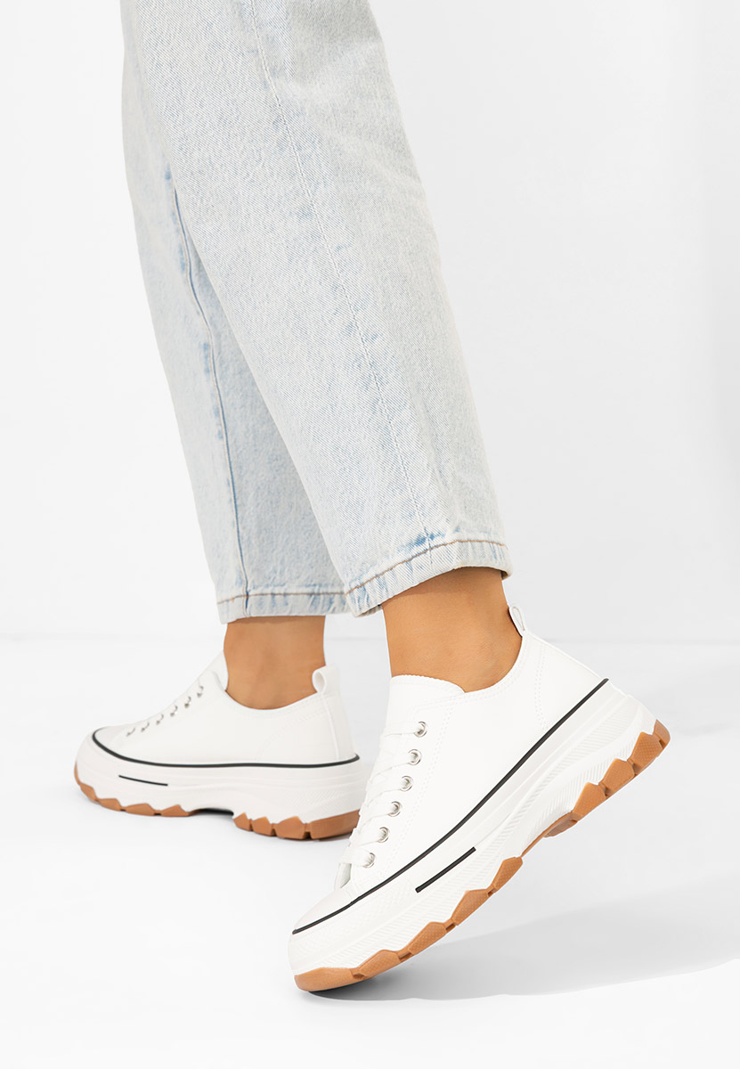 Biele tenisky na platforme Raviana V4