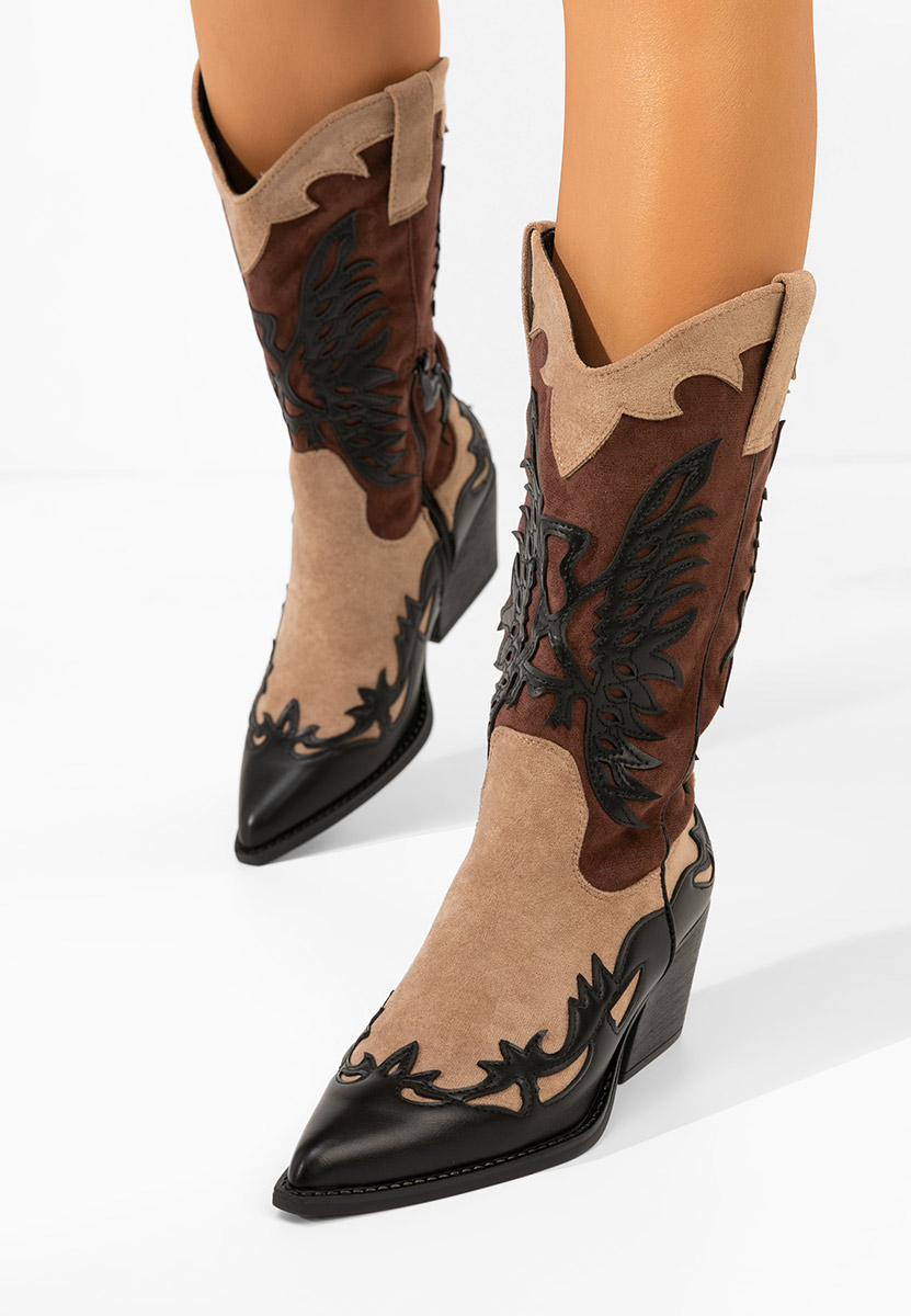 Čierne kovbojské čižmy Jasnira