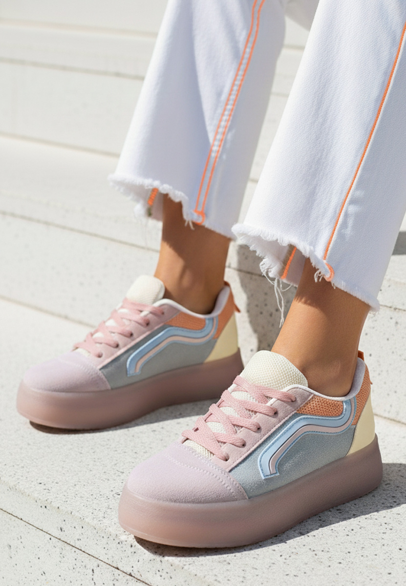 Fialové dámske tenisky Davira