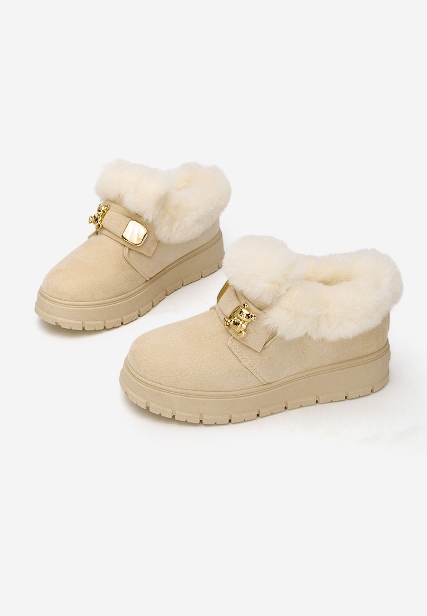 Béžové šľapky dámske Amilce