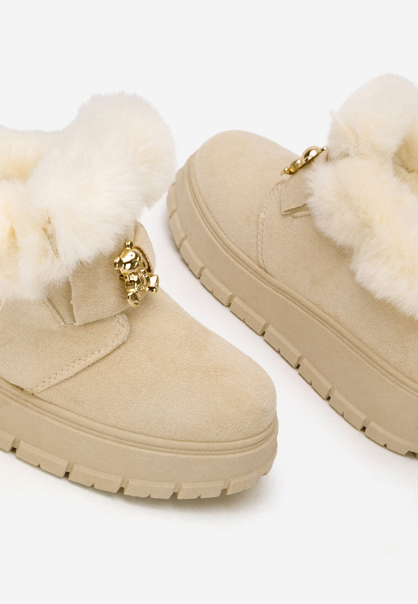 Béžové šľapky dámske Amilce