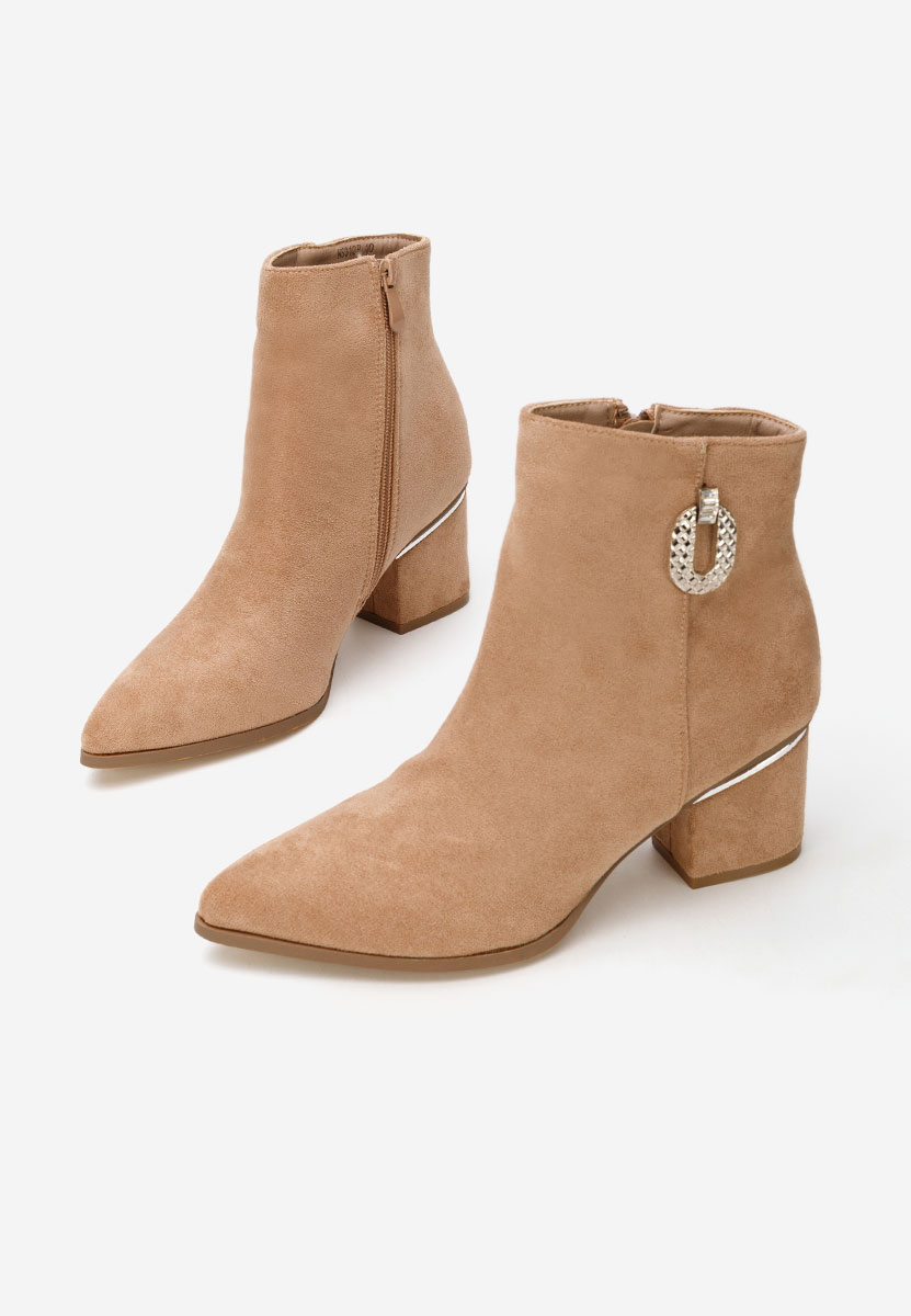 Khaki Členkové kotníkové čižmy Hoja