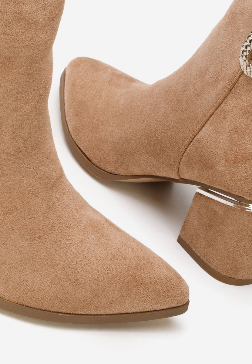 Khaki Členkové kotníkové čižmy Hoja