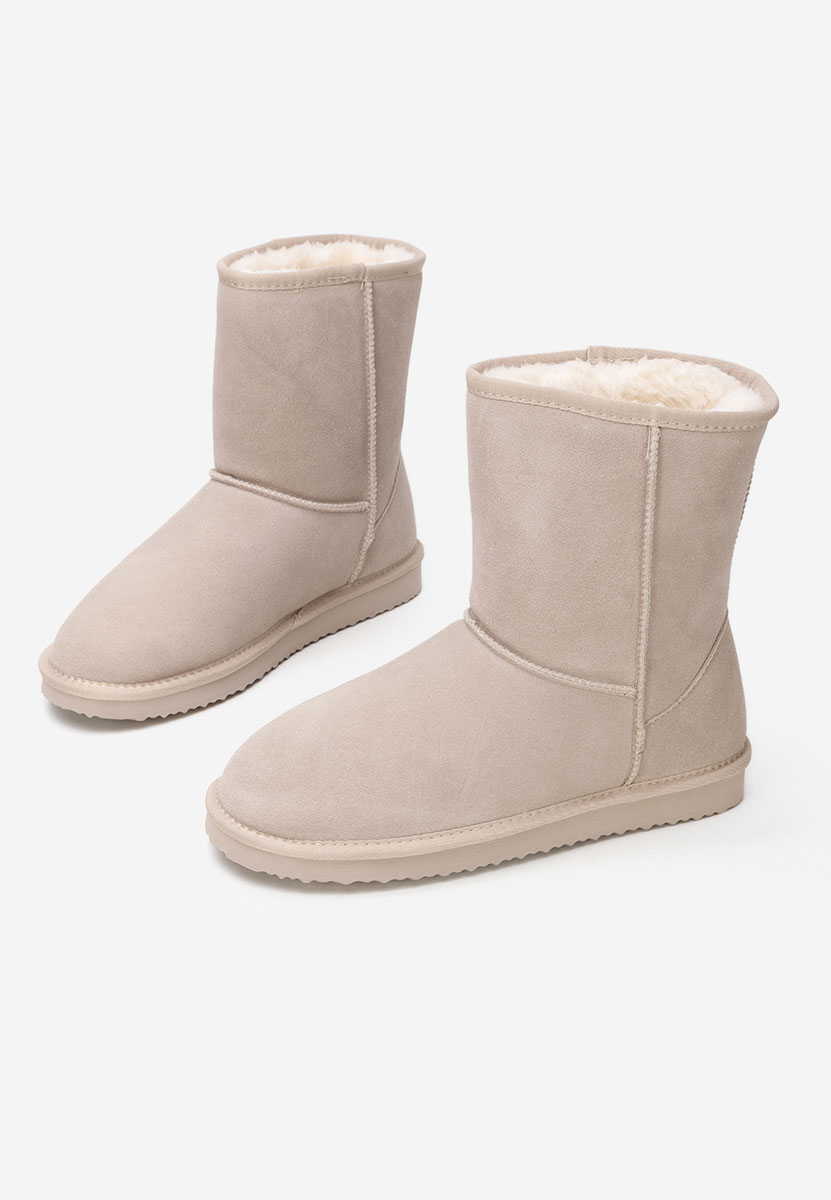 Béžové členkové dámske snehule Crisea Béžové členkové dámske snehule Crisea