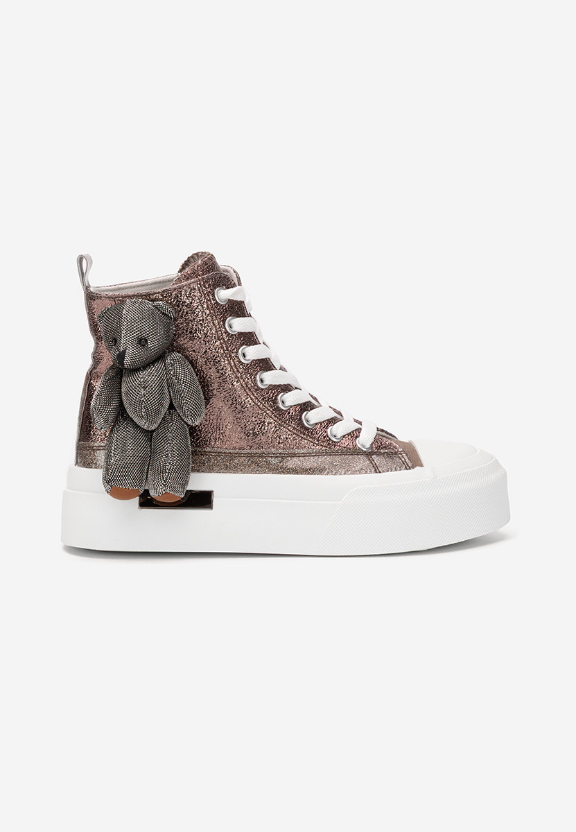 Medená vysoké tenisky dámske Alisea