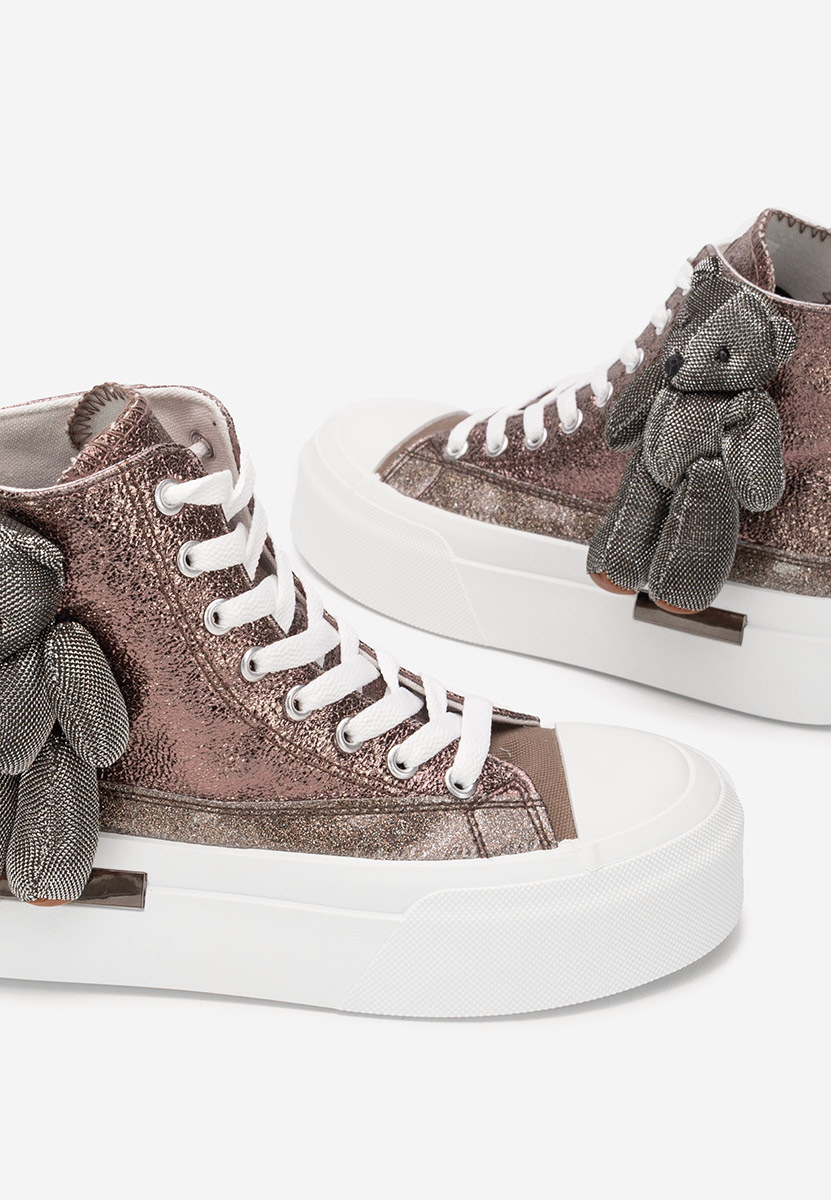 Medená vysoké tenisky dámske Alisea