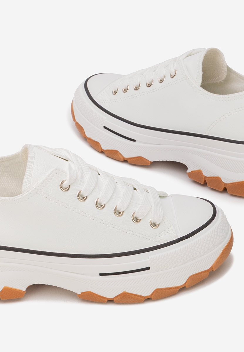 Biele tenisky na platforme Raviana V4