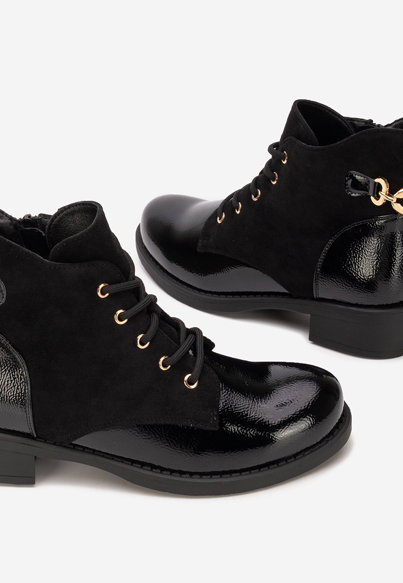 Čierne členkové čižmy Rinalis