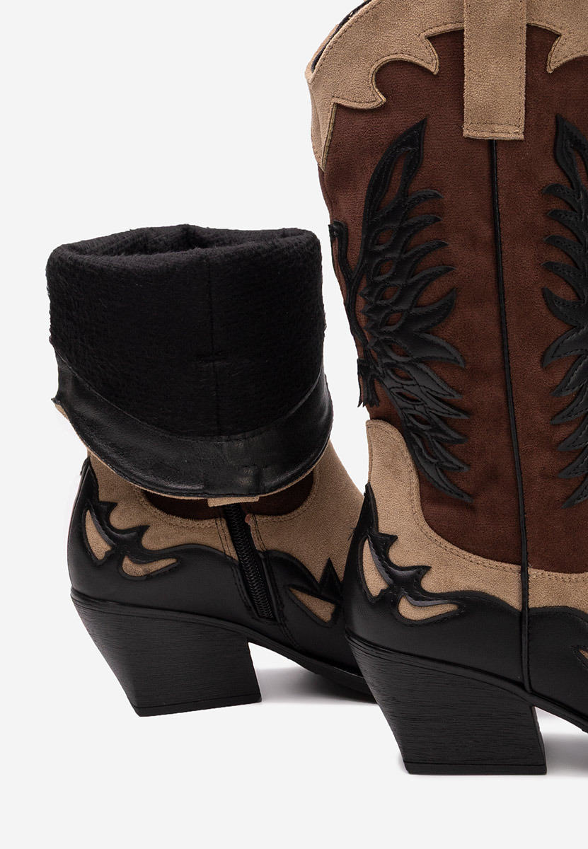 Čierne kovbojské čižmy Jasnira