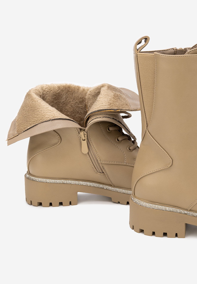 Khaki dámske workery Savencia