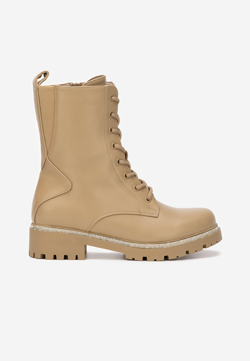 Khaki dámske workery Savencia