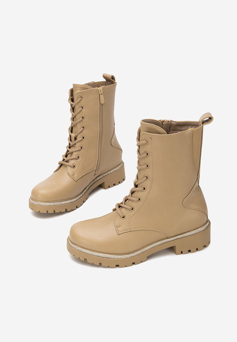Khaki dámske workery Savencia