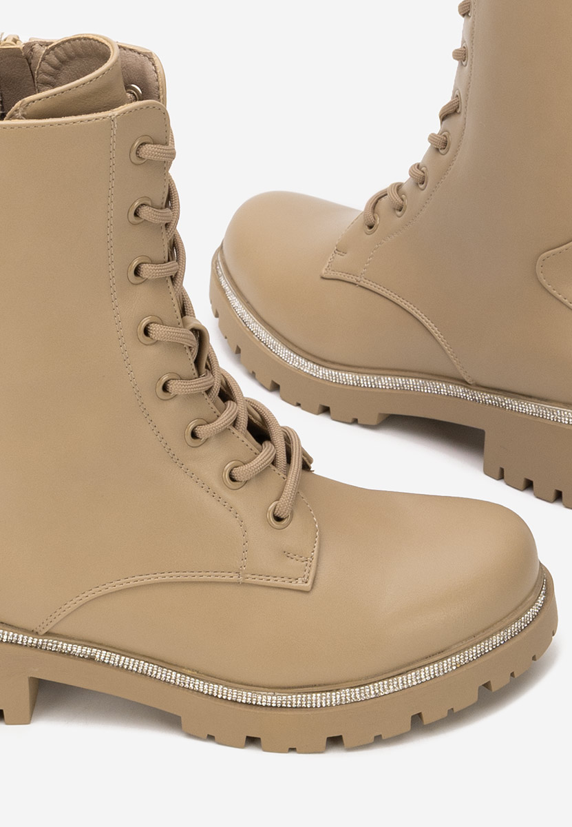 Khaki dámske workery Savencia