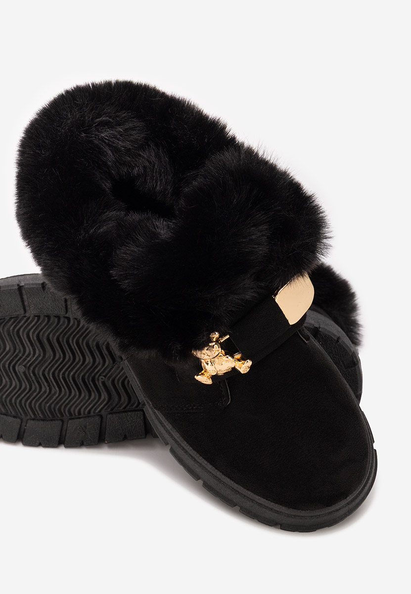 Čierne šľapky dámske Amilce