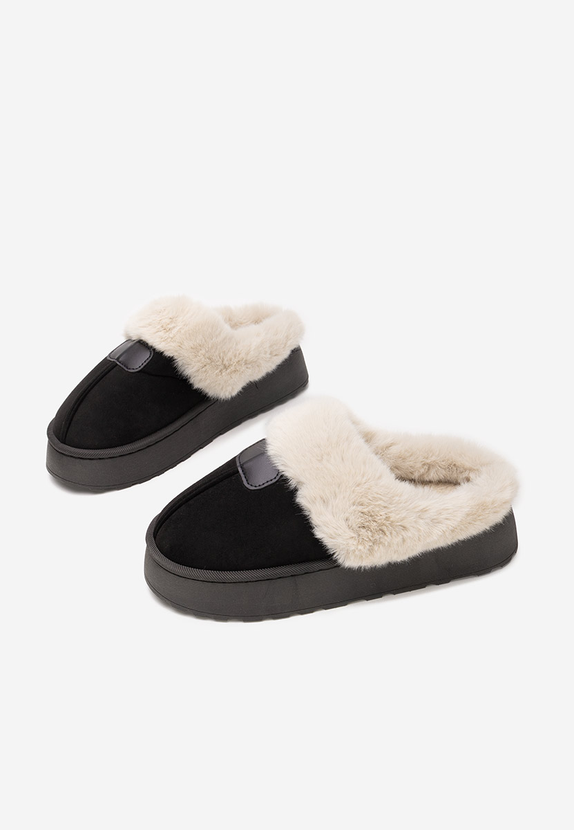 Čierne zdravotne slapky Flufina