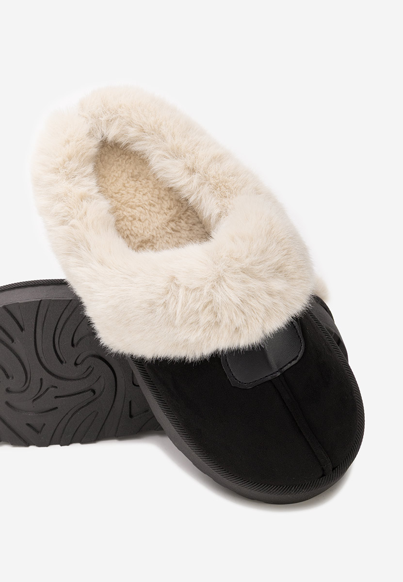 Čierne zdravotne slapky Flufina