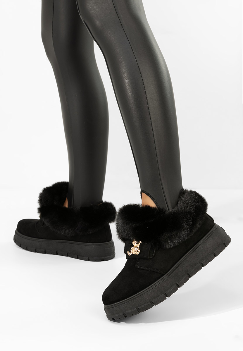 Čierne šľapky dámske Amilce