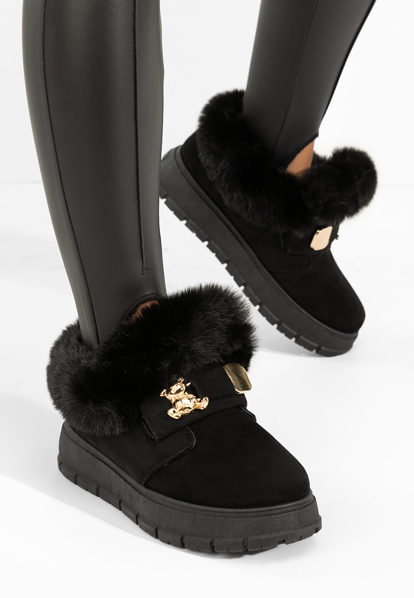 Čierne šľapky dámske Amilce