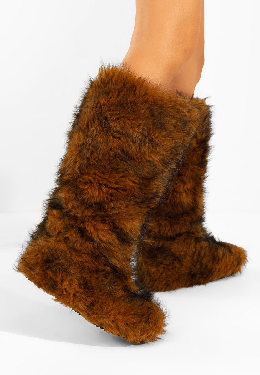 Camelové dámské sněhule Gelira