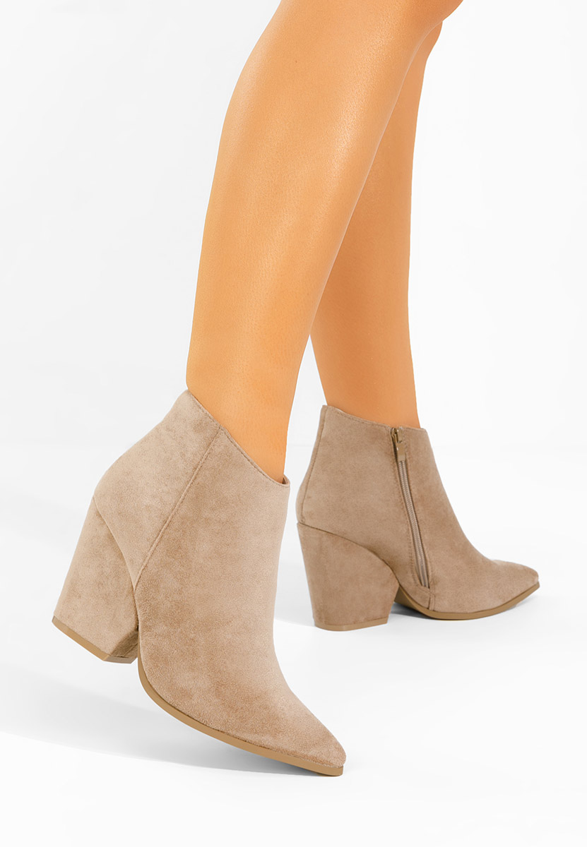 E-shop Khaki kovbojské čižmy Versalia