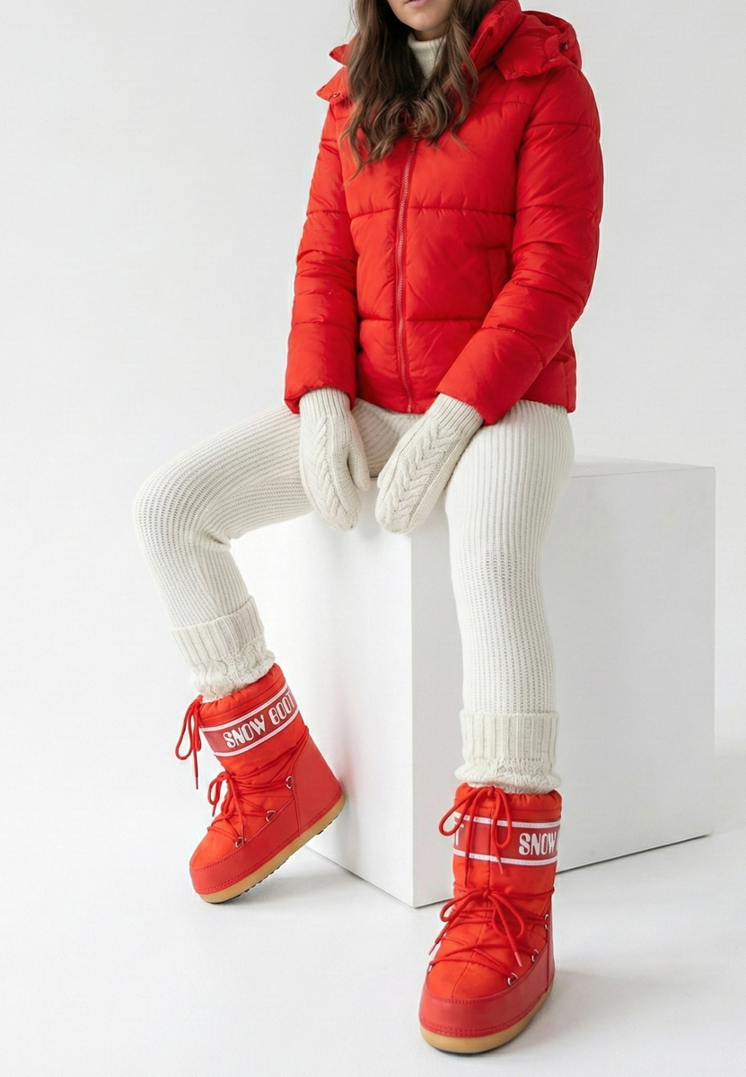 Červené dámské sněhule Altares