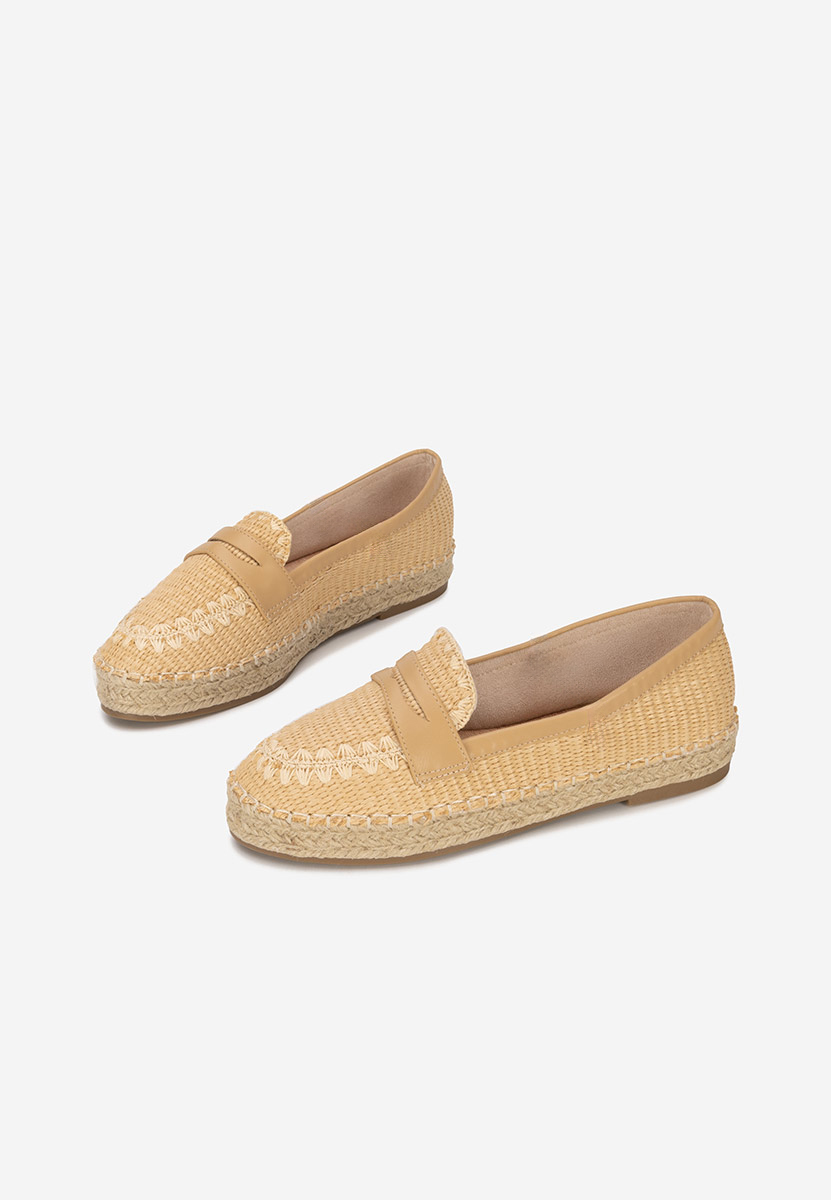 Béžové dámske espadrilky Charla