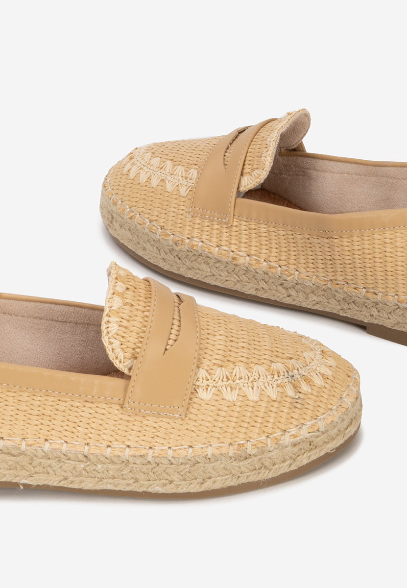 Béžové dámske espadrilky Charla