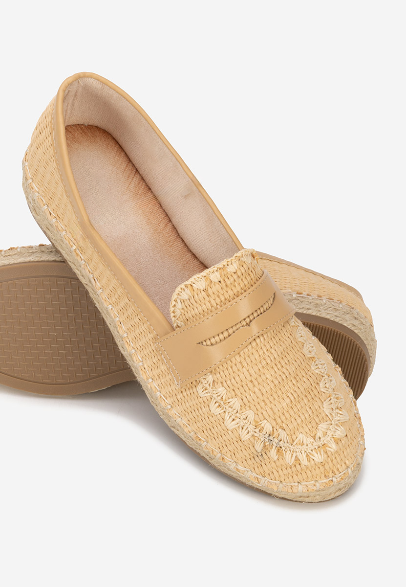 Béžové dámske espadrilky Charla